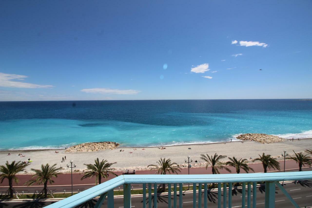 Nice Booking - Electra Vue Mer Balcon Dernier étage Esterno foto