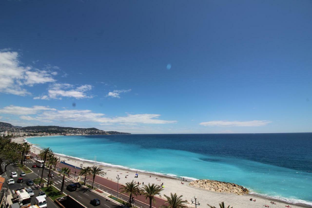Nice Booking - Electra Vue Mer Balcon Dernier étage Esterno foto