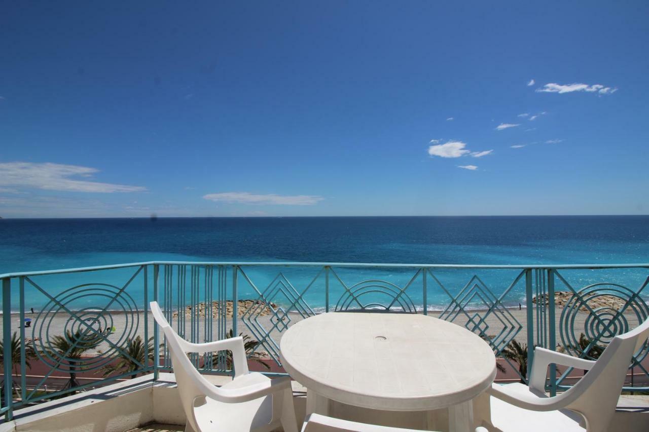 Nice Booking - Electra Vue Mer Balcon Dernier étage Esterno foto